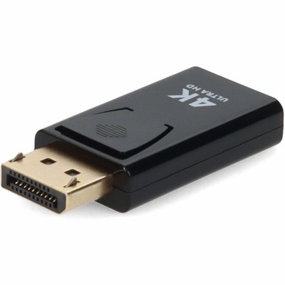 HP BU989AV Compatible DisplayPort 1.2 Male to HDMI 1.3 Female Black Adapter