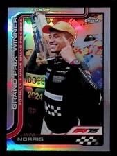 Lando Norris 2025 Topps Chrome Formula 1 Refractor #98 McLaren F1
