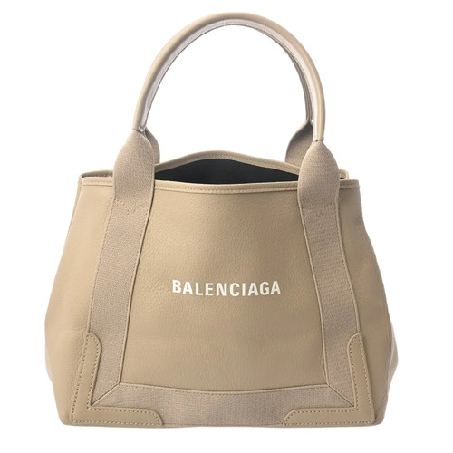 Balenciaga Cabas 339933 Handbag Leather Gray #WB3091