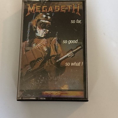 Megadeth So Far So Good So What Cassette Tape