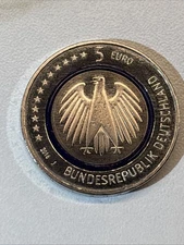 5 Euro Coins 2016 J Blue Planet Earth Bundesrepublik Deutschland Germany