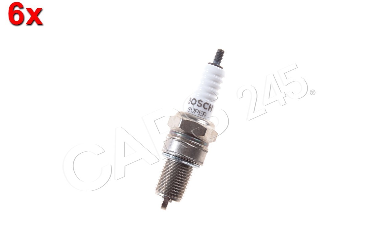 Genuine BMW 02 E12 E21 E23 E24 Ignition Spark Plug SET 6pcs OEM 12121276283