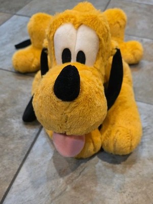 Genuine Disney Store Authentic Exclusive 16  Pluto Plush Dog Stuffed Animal Toy
