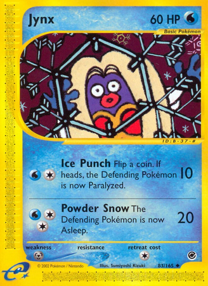 Lightly Played Jynx - 83/165 - Uncommon Pokemon Expedition