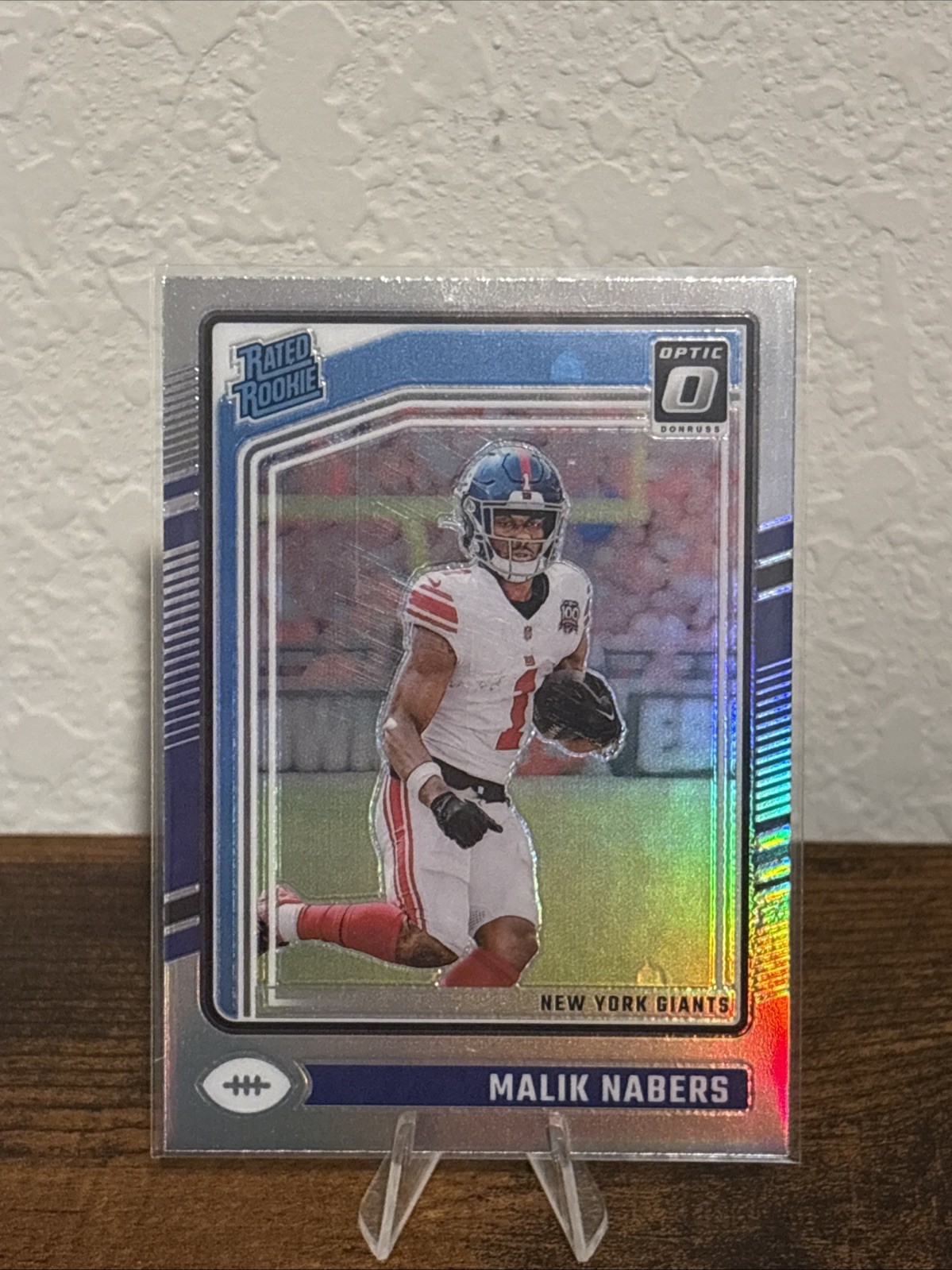 2024 Panini Donruss Optic - Rated Rookie Malik Nabers #271 Holo Prizm (RC)