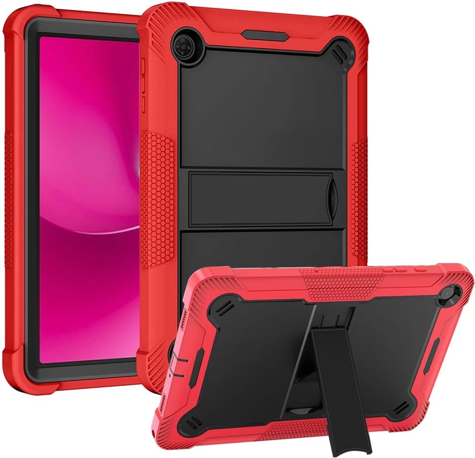 For T-Mobile REVVL Tab 2 5G 10.1" Heavy Duty Case Stand Cover Screen Protector - Image 4 of 4