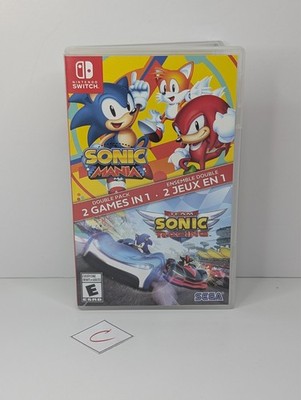 Sonic Mania + Team Sonic Racing Double Pack (Nintendo Switch) CIB Complete