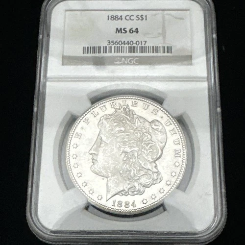 1884 🔥🔥Carson City 🔥🔥Morgan Silver Dollar MS64 Super Clean Nice Coin