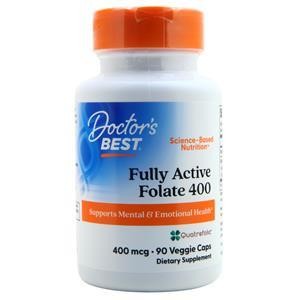 Doctor's Best Fully Active Folate 400 with Quatrefolic  90 vcaps