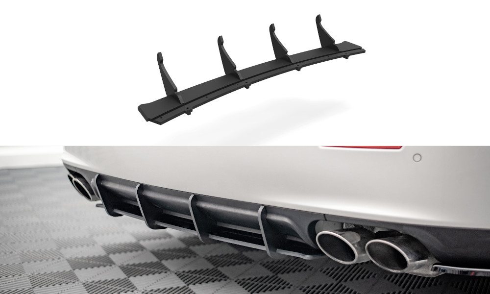 Diffuseur arriere Maserati Ghibli Mk3 Maxton Street Pro en noir abs