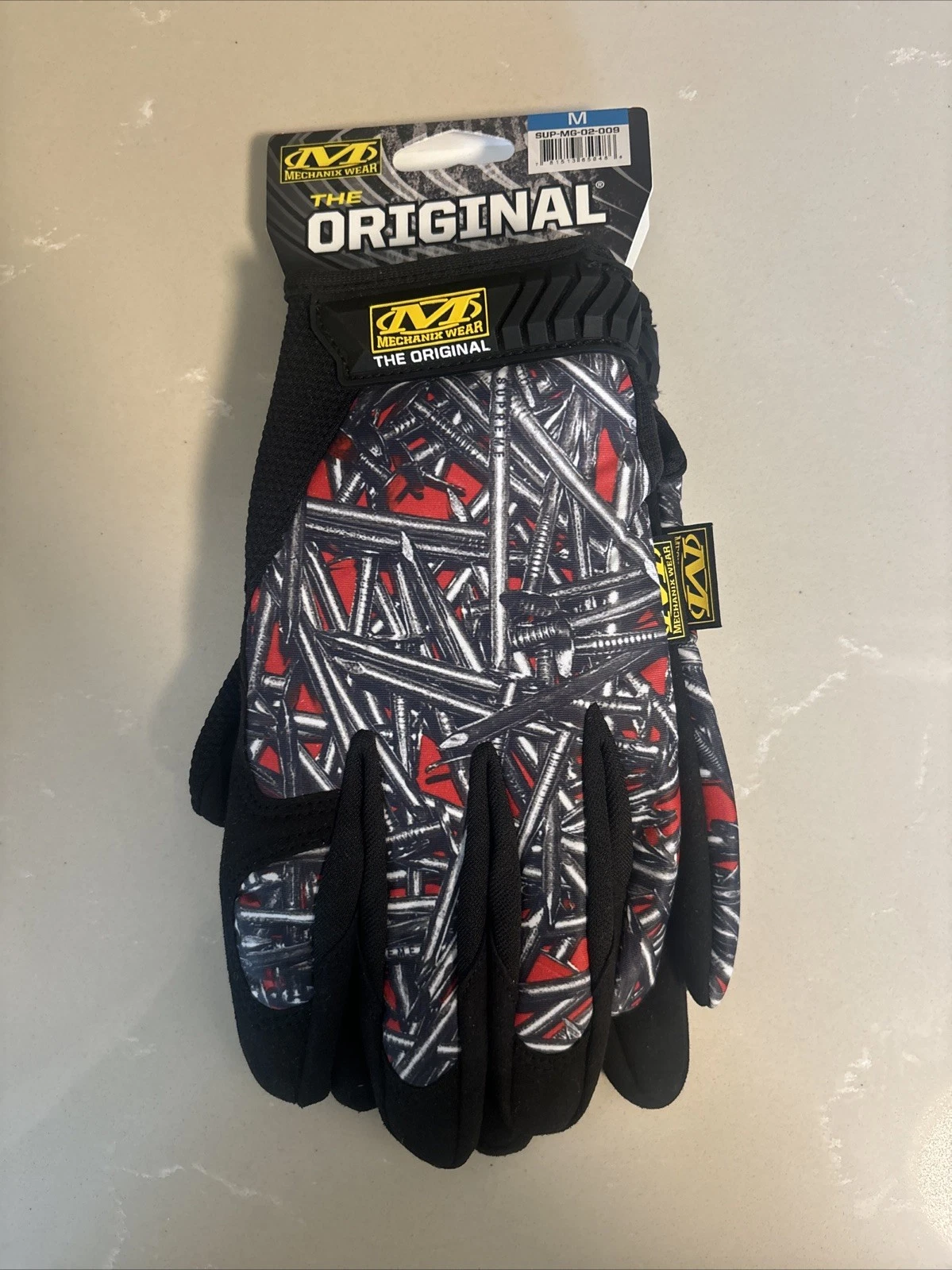 Gants de travail originaux Supreme Mechanix ongles noirs taille moyenne SS20A56 neufs