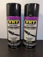 VHT SP650-2 PACK Gloss Black Epoxy All-Weather Paint - Rust Resistant - 11 oz