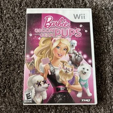 Barbie Groom and Glam Pups Nintendo Wii 2010 Tested And Working
