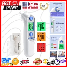 Ear Thermometer, Digital Ear Thermometer for Kids and Adults, High Accuracy B...