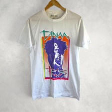 Diana Ross Graphic Band T Shirt Womens Small White Retro Music Pop Tee