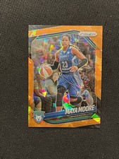 MAYA MOORE 2025 Panini Prizm WNBA ORANGE Cracked ICE HOLO Minnesota Lynx #135