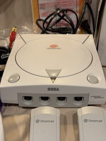 Vintage SEGA Dreamcast Console Bundle Controllers VMU Nyko Games Box Web Browser