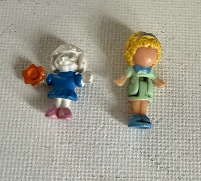 1994 Vintage Polly Pocket Puppe LightUp Kitty & Pretty Hair Spielset Bluebird Toys