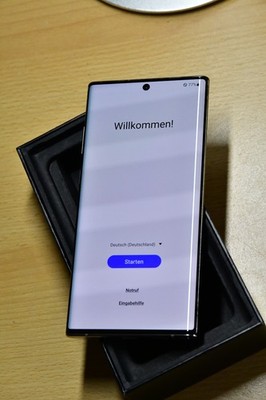 Samsung Galaxy Note10+ SM-N975F/DS 256GB Aura Glow mit Zubehörpaket, Simlockfrei