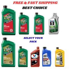Quaker State All Mileage & Full Synthetic Motor Oil, 1 Quart  Multi-Vehicle...