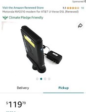 AT T Motorola NVG510 Wireless Modem Router