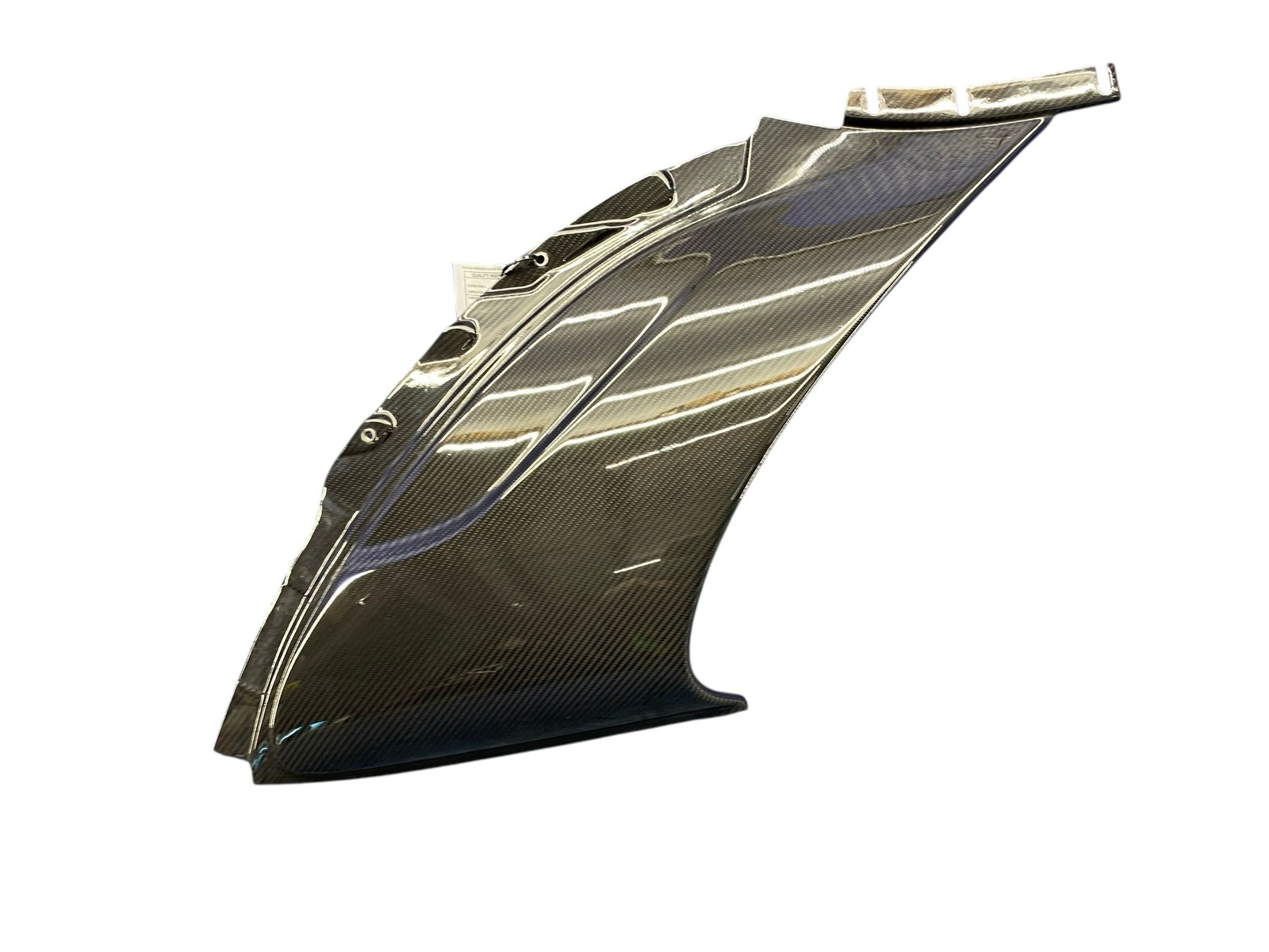 2015-2017 MCLAREN 650S LEFT SIDE QUARTER SCOOP VENT COVER MOULDING CARBON FIBER