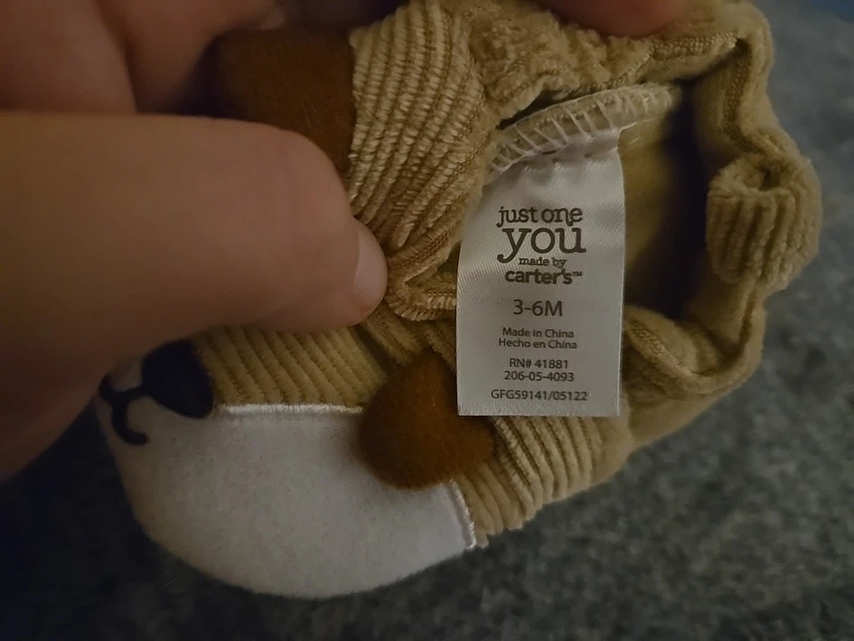 Zapatillas para cachorro infantil 3-6 meses, solo una de Carter's  Foto 4 de 4