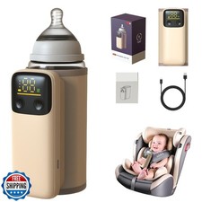 AUGARDEN Portable Bottle Warmer for Travel, Fast Heating - Travel Bottle Warm
