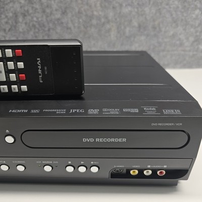 D.V.Dプレイヤー Funai ZV427FX4 DVD Recorder VCR Combo HDMI Remote Tested Works | eBay
