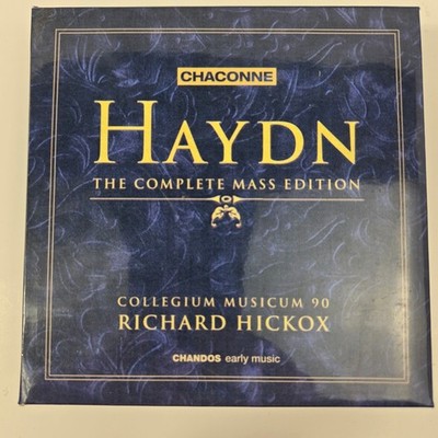 Haydn The Complete Mass Edition 8 CD Box Set Chandos Richard Hickox Chaconne