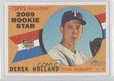 2009 Topps Heritage Rookie Stars Derek Holland #560 0a1