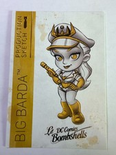2018 Cryptozoic DC Bombshells 2 Production Sketch Big Barda A08