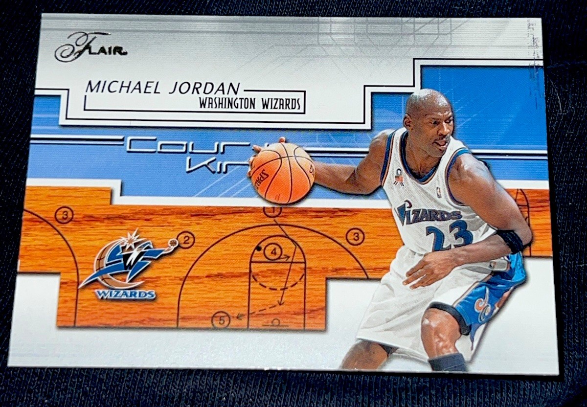 2002-03 Fleer Flair Michael Jordan Court Kings Washington Wizards #22 SP Sharp!