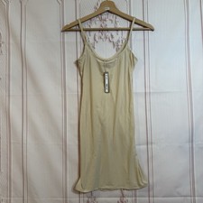 Skims Fits Everybody Slip Mini Dress In Sand Size Small NWT 68 Stretchy