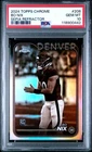 Bo Nix Topps Chrome #206 Sepia Refractor ROOKIE RC PSA 10 GEM MINT LOW POP 💎💎