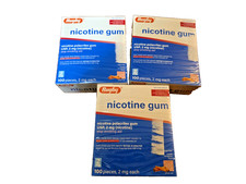  3 Rugby Nicotine Gum 2mg Cinnamon Sugar-Free 100 08/28 quit smoking