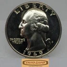 1969-S Clad Proof Washington Quarter, Not Silver - #C61150NQ