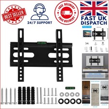 Sturdy & Stylish TV Wall Bracket for 14-42 Inch TVs - Easy Install, Safe Support