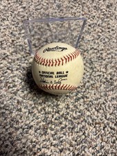 Kent Tekulve, Garry Maddox , Greg Gross Autographed Baseball & Case , ONL, 