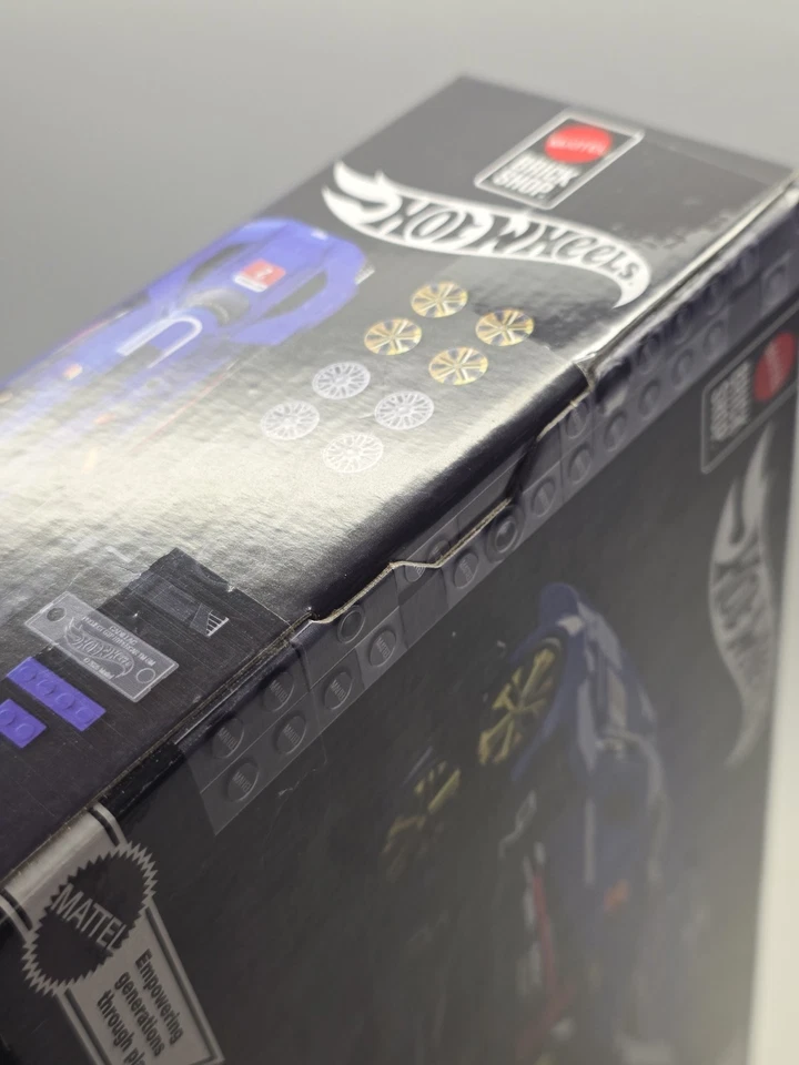 Mattel Brick Shop Hot Wheels Cadillac Project GTP brinquedo de construção hipercarro 1:32 + 1:64 - Imagem 3 de 4