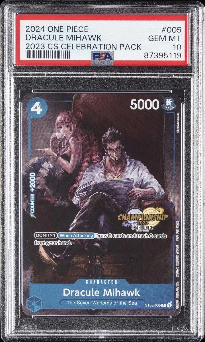 Dracule Mihawk ST03-005 One Piece Promotion Cards for sale | eBay