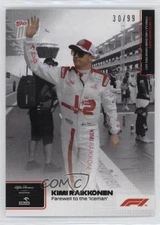 2021 Topps Now F1 Orange /99 Kimi Raikkonen #087