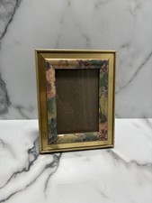 Vintage MCM Gold Tone Ornate Floral Picture Frame .. .. For 3.5 X 5  