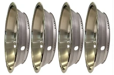 1963-68 PONTIAC 8 LUG ALUMINUM WHEEL TRIM RING SET