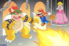 Anime bowser mario character princess peach Playmat Gaming Mat Desk 5759