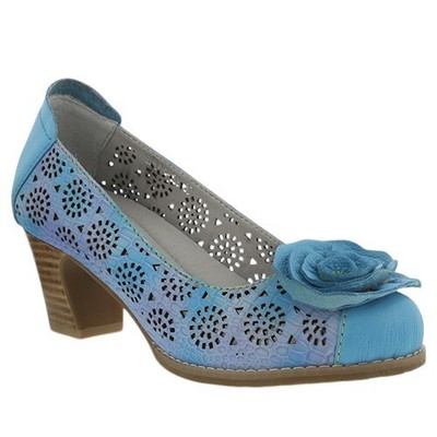 L'Artiste by Spring Step Carmelita Pumps Women's Shoes Sky Blue 39, Sky Blue