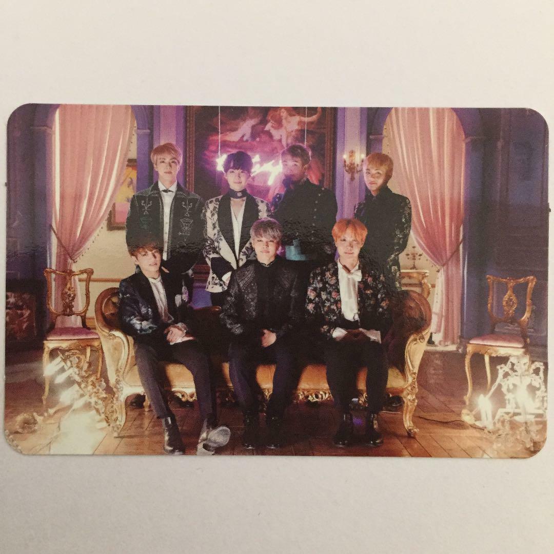 BTS MEMORIES OF 2016 BLOOD SWEAT TEARS card photo photocard