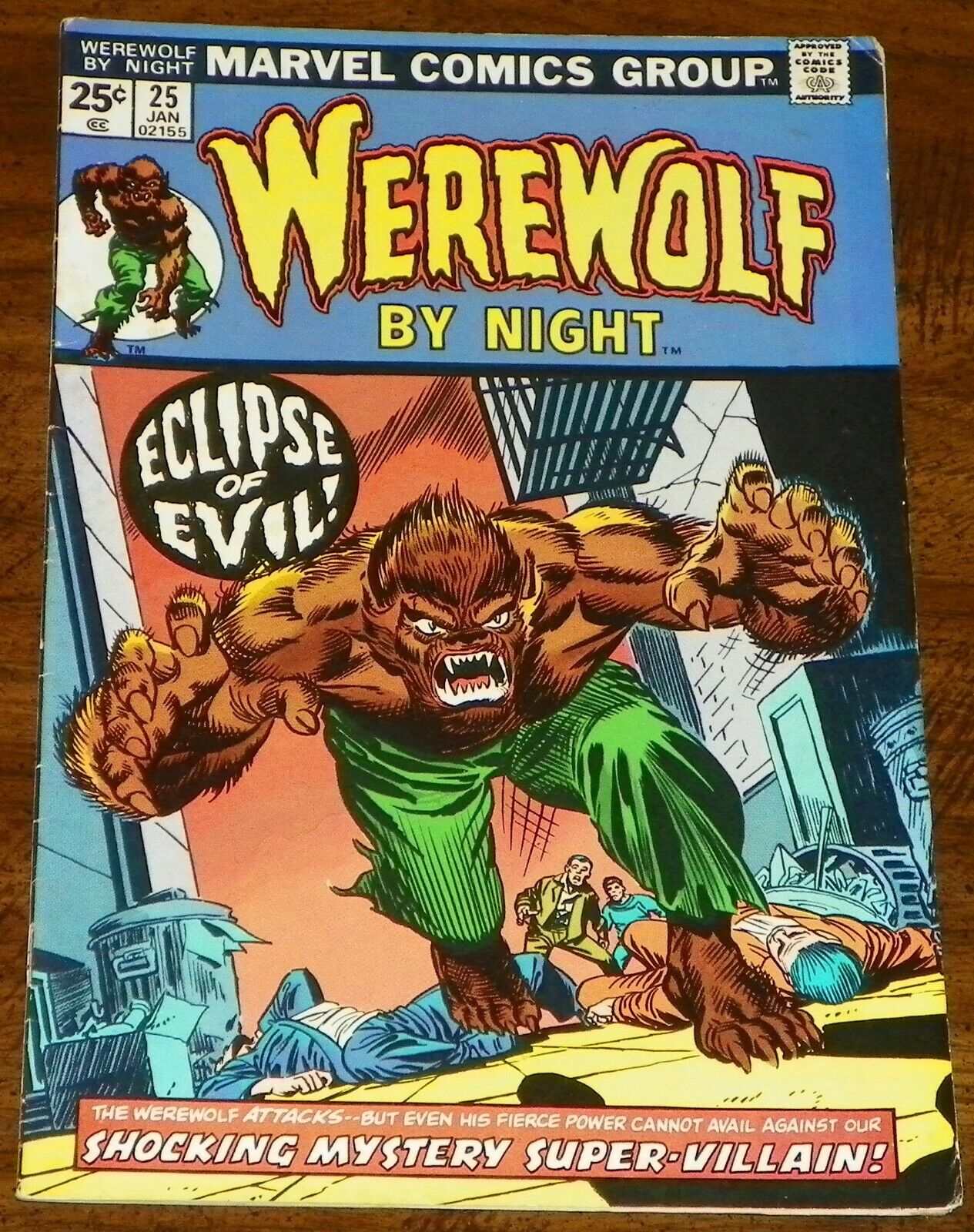 WEREWOLF BY NIGHT #25 - MARVEL COMICS 1975 - BRONZE AGE