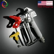 3600 PSI Airless Paint Spray Gun W/ Tip&Tip Guard Sprayers US Fast Shipping
