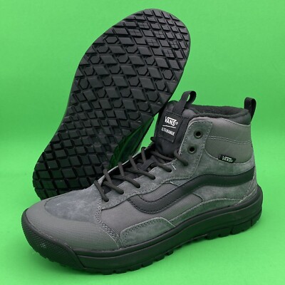 NEW Vans Ultrarange Exo Hi MTE Pewter Gray ECO DRY Hiking